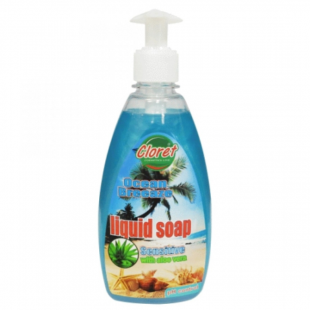 SAPUNURI & DEZINFECTANTI - Sapun lichid cu pompita 500ml Cloret - Ocean Breeze
