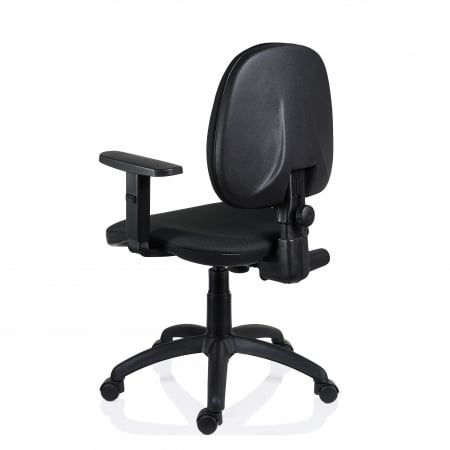 Scaun operativ Golf GLX cu brate - Negru [1]