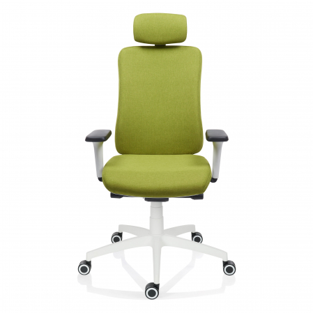 SCAUNE OPERATIONAL ERGONOMICE - Scaun executiv Pure tapitat PDH - White/Green