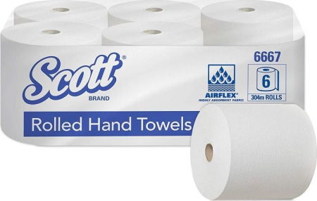 ARTICOLE DIN HARTIE - Prosop hartie in rola 2str. 1400portii 6691 Scott Max Kimberly Clark