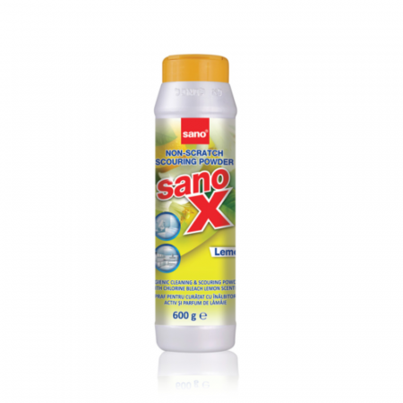 IGIENA & CURATENIE - Praf de curatat 600g Sano X Lemon