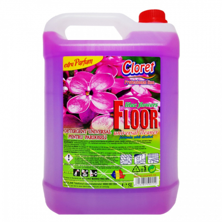 DETERGENTI PENTRU PARDOSELI - Solutie pentru pardoseala 5l Cloret - Liliac