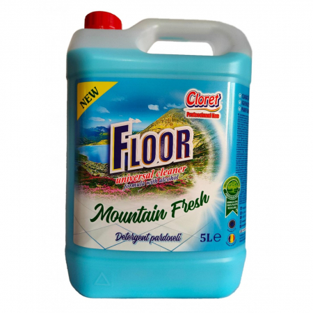DETERGENTI PENTRU PARDOSELI - Solutie pentru pardoseala 5l Cloret - Moutain Fresh