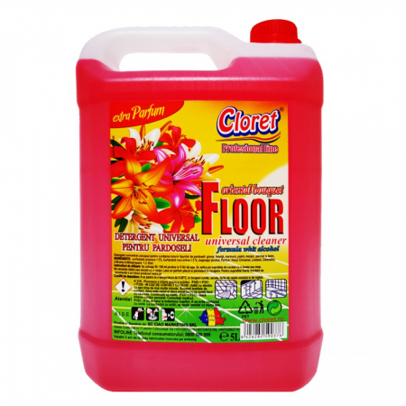 DETERGENTI PENTRU PARDOSELI - Solutie pentru pardoseala 5l Cloret - Buchet oriental