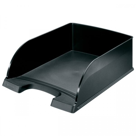 ACCESORII PENTRU BIROU - Tavite pentru documente din pvc negru Jumbo Leitz Plus