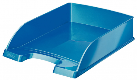 TAVITE & SUPORT PENTRU DOCUMENTE - Tavite pentru documente din pvc Leitz Wow - model integral metalizat albastru