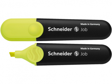 TEXTMARKERE - Textmarker Schneider Job cu corp plat si varf tesit 1-5mm galben