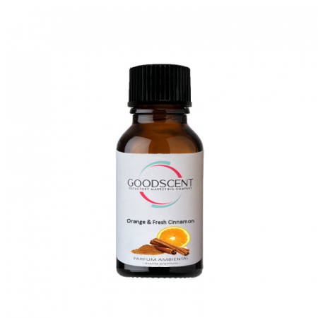 ODORIZANTE PENTRU CAMERA - Ulei esential 10gr. pentru Aroma car difusser ,,Orange & Fresh Cinnamon"