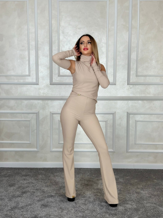 Compleuri dama - Compleu crem din 3 bucati