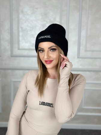 Caciula Neagra din Lana Merino [2]
