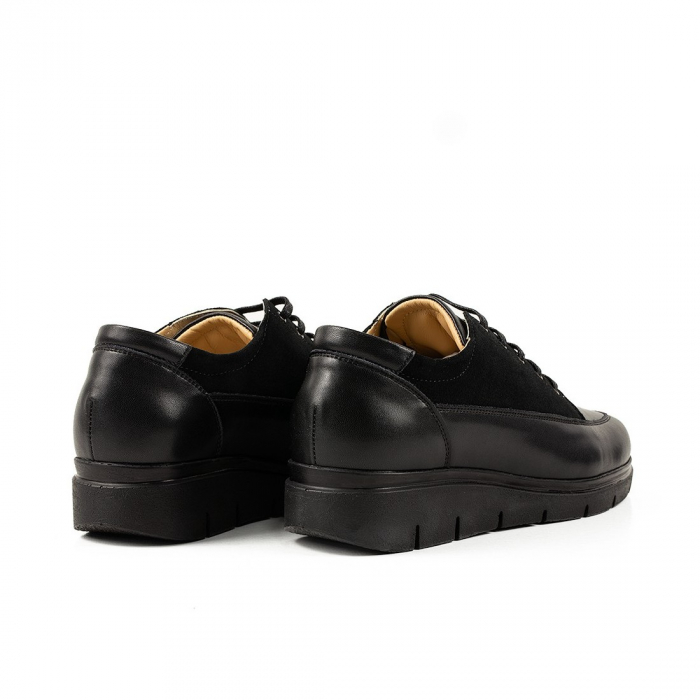 Pantofi sport 100%, Piele Naturala Urban Sneakers 7943 Negru  38EU [3]