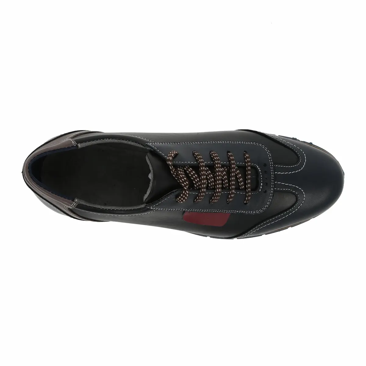 Pantofi Sport Moldoveanu  Gri AS0067 din Piele Naturală – Bărbați | Incaltaminte Online [2]