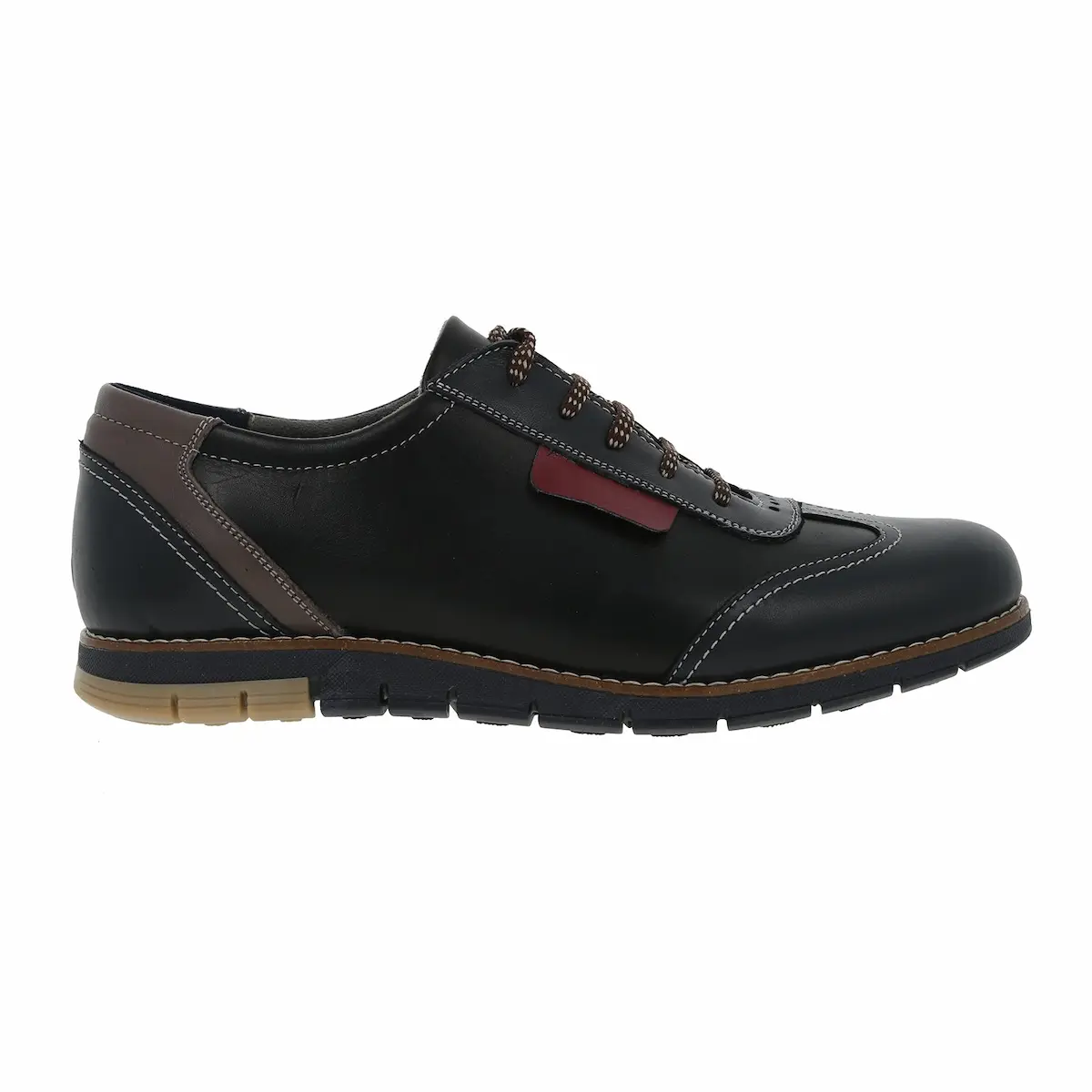 Pantofi Sport Moldoveanu  Gri AS0067 din Piele Naturală – Bărbați | Incaltaminte Online [5]