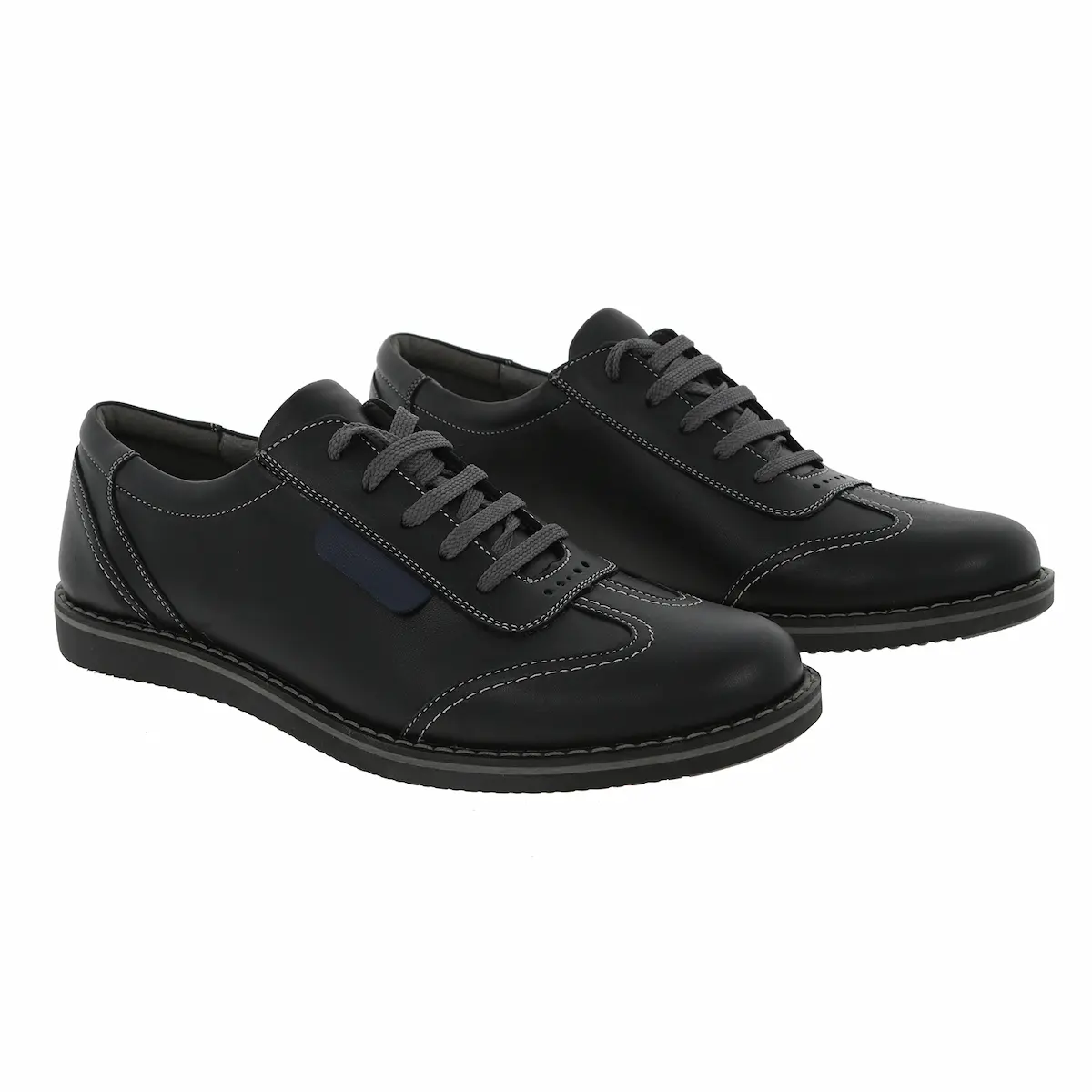 Pantofi sport Urban Sneakers Negru AS0028 Piele Naturala [3]