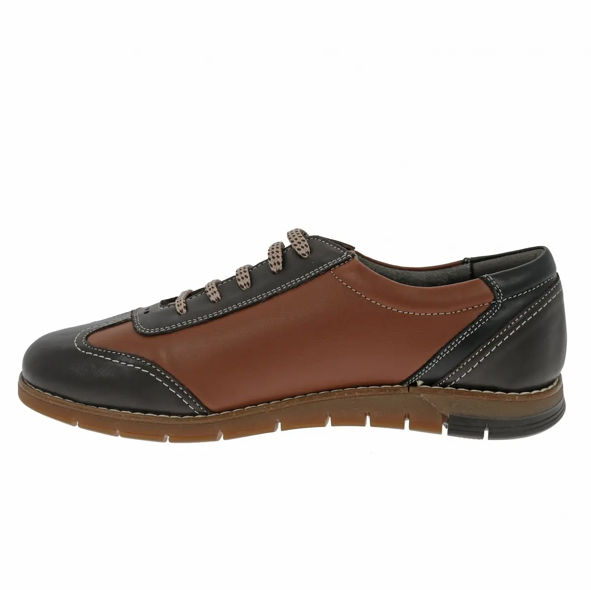 Pantofi sport bărbătești din piele naturală – maro [2]