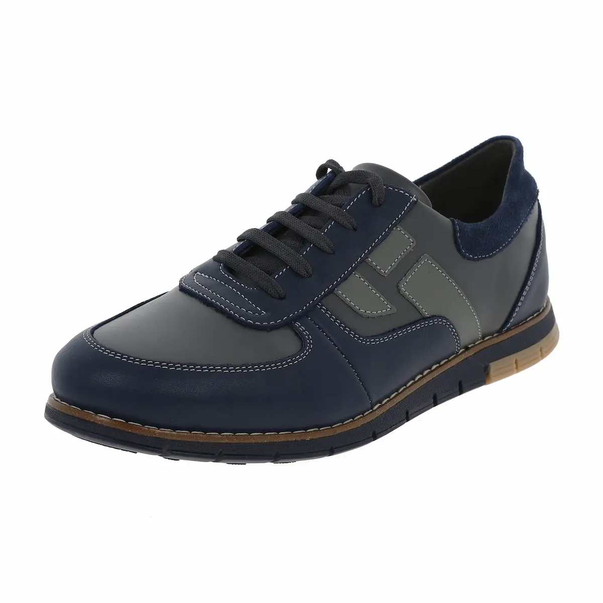 Pantofi sport din piele naturală pentru bărbați – Model Albastru [1]