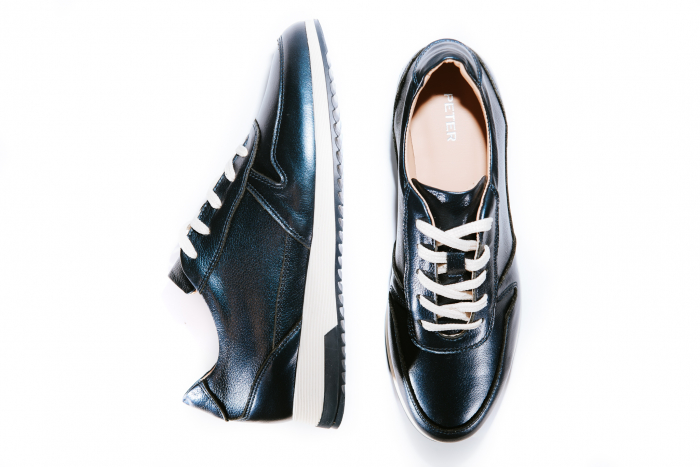Pantofi sport  Urban Sneakers Blue Sidef 100%, Piele Naturala [6]