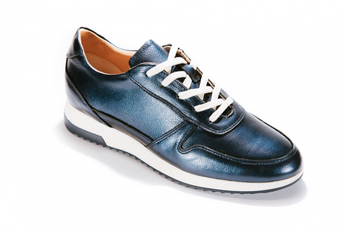 Pantofi sport  Urban Sneakers Blue Sidef 100%, Piele Naturala [2]