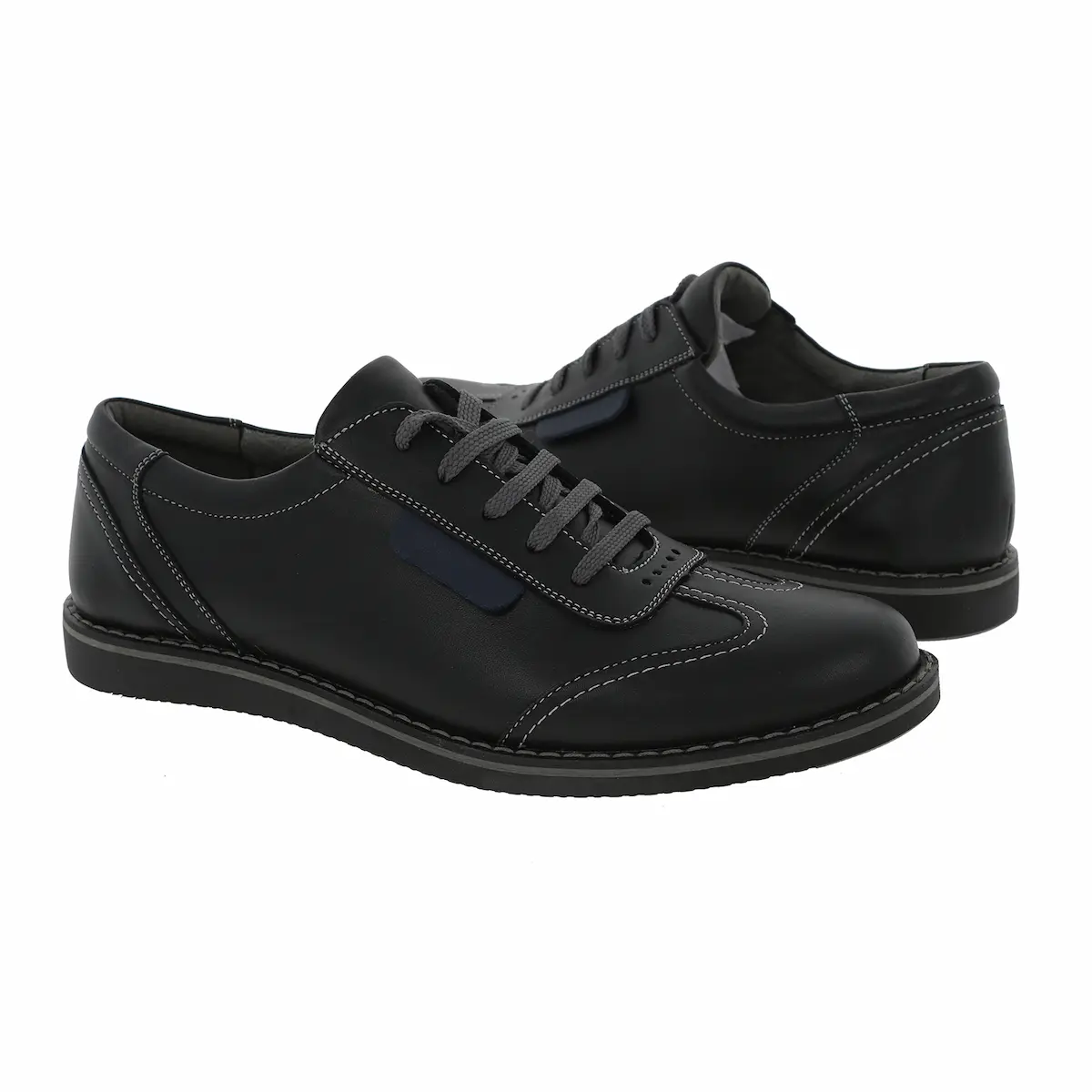 Pantofi sport Urban Sneakers Negru AS0028 Piele Naturala [1]