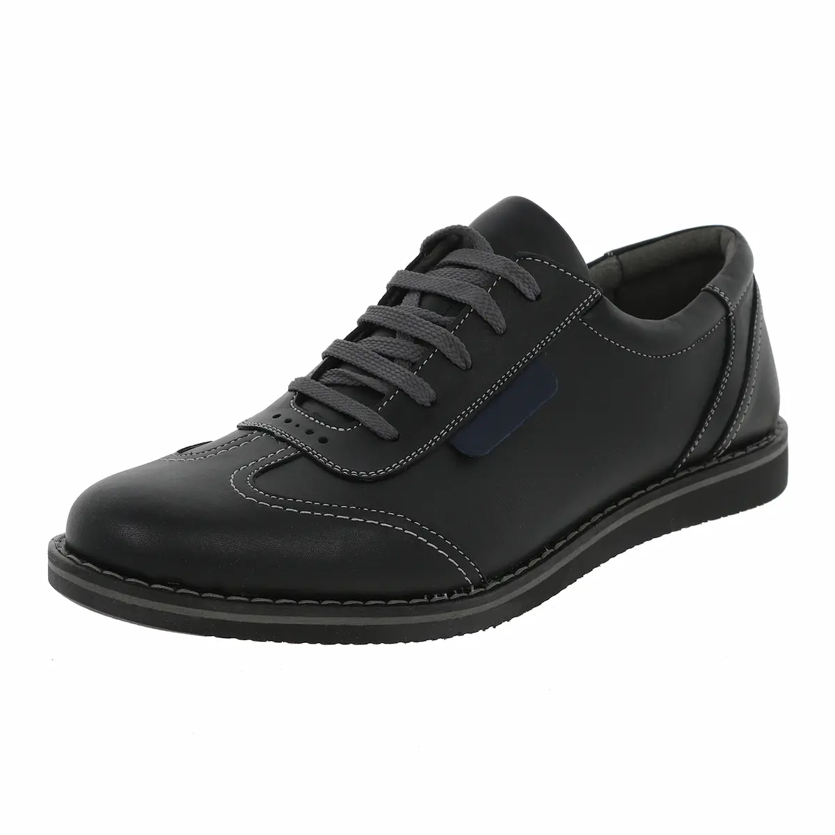 Incaltaminte barbati - Pantofi sport Urban Sneakers Negru AS0028 Piele Naturala