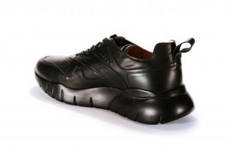 Pantofi sport Peter  Urban Sneakers Negru Box  100%, Piele Naturala [1]