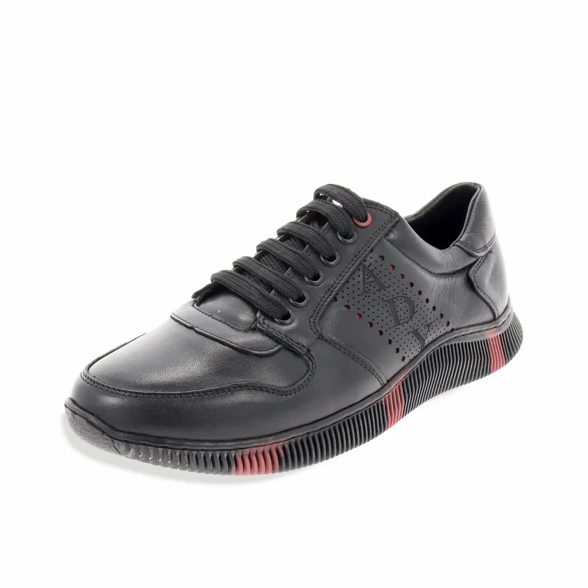 Incaltaminte barbati - Pantofi sport bărbătești din piele naturală – negru