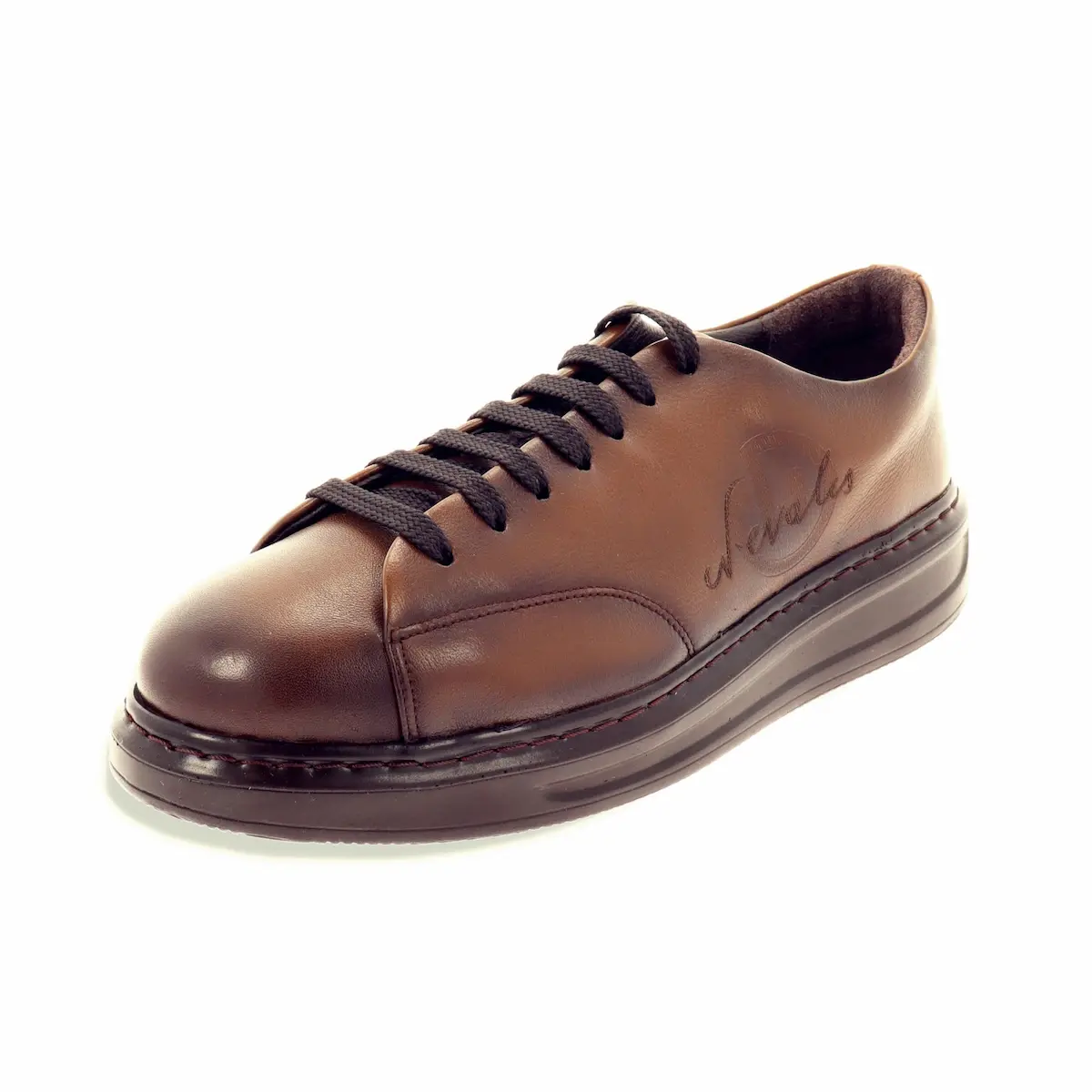 Incaltaminte barbati - Pantofi sport bărbătești din piele naturală – maro