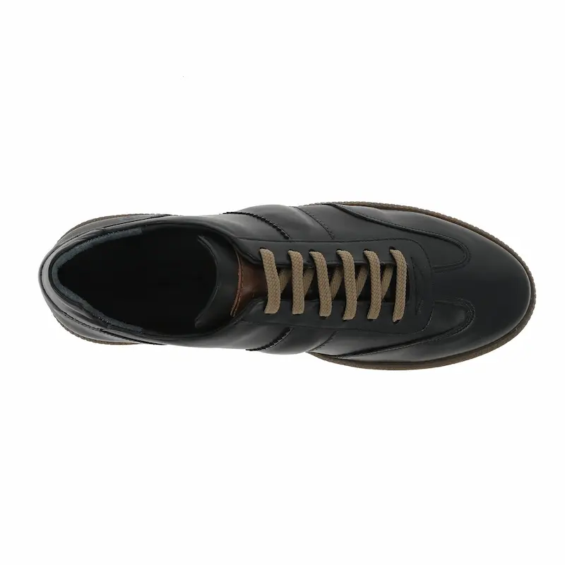 Pantofi sport, Urban Sneakers  Marime 44 EU,  Piele Naturala  Negru NV 109 [1]