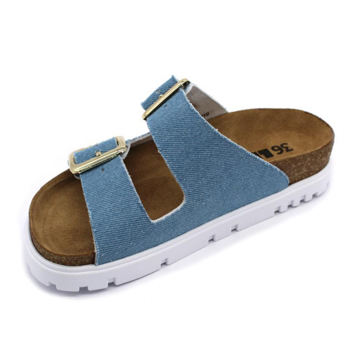Papuci Leon 6010 jeans - dama [2]