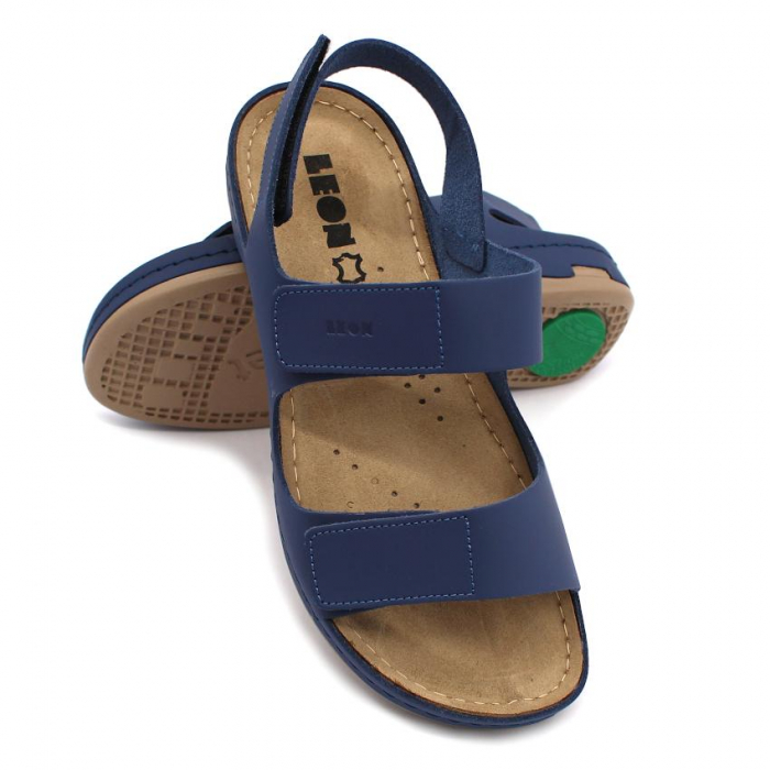 Sandale Leon 966 albastru - dama [3]