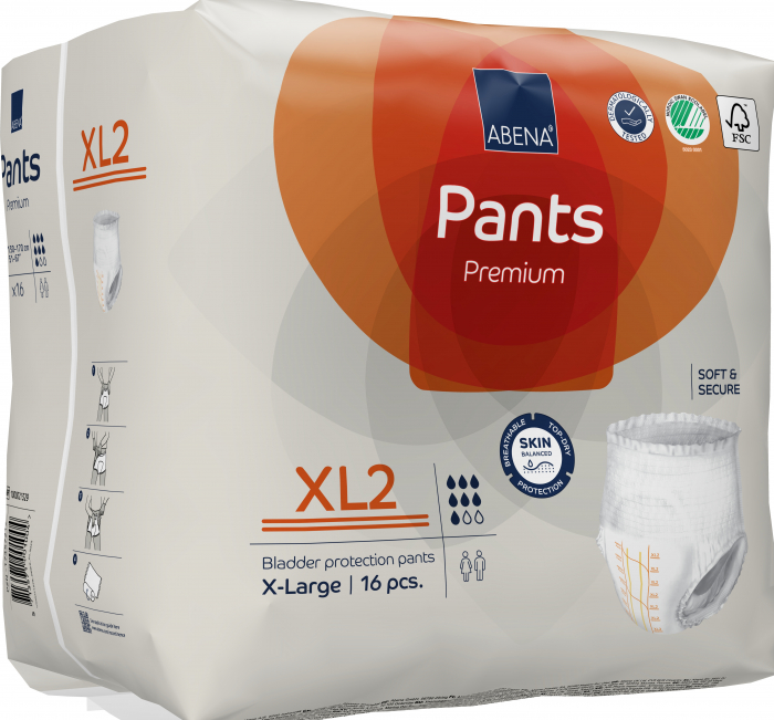 Scutece tip chilot pentru adulti Abena Slip Premium XL2 16 Buc, Absortie 1900 ml [3]