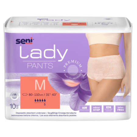 Scutece pentru adulti tip chilot Seni Lady Pants 10 Buc