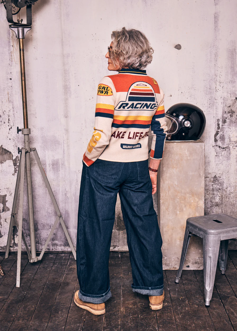 Cardigan Moto Vintage Wildust – Fast Track – Stil Racing Retro Dama [5]