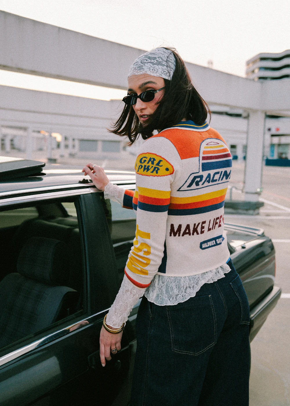 Cardigan Moto Vintage Wildust – Fast Track – Stil Racing Retro Dama [3]