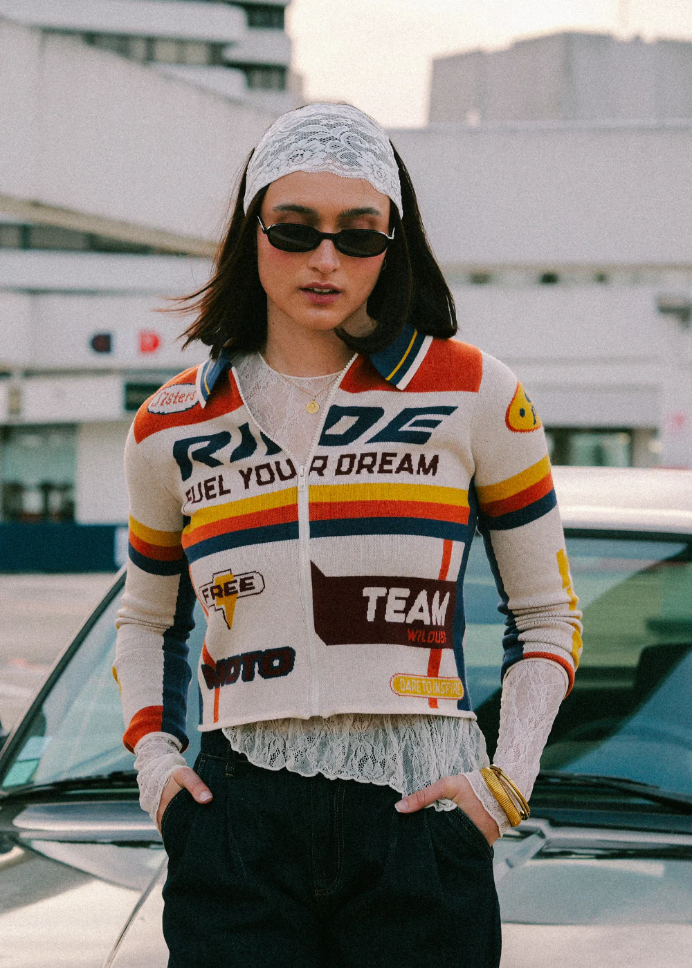 Cardigan Moto Vintage Wildust – Fast Track – Stil Racing Retro Dama [2]