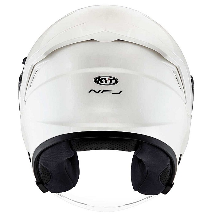 Casca moto KYT NF-J Plain White [5]