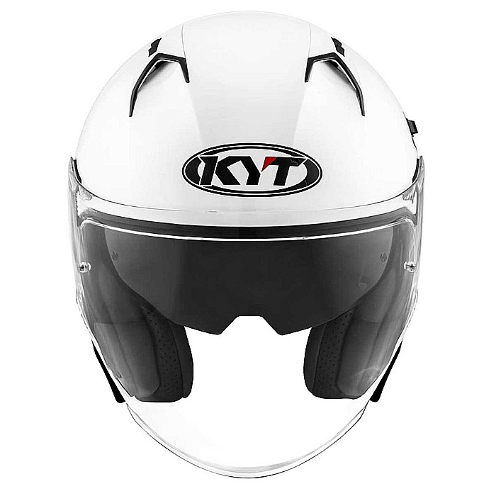Casca moto KYT NF-J Plain White [3]