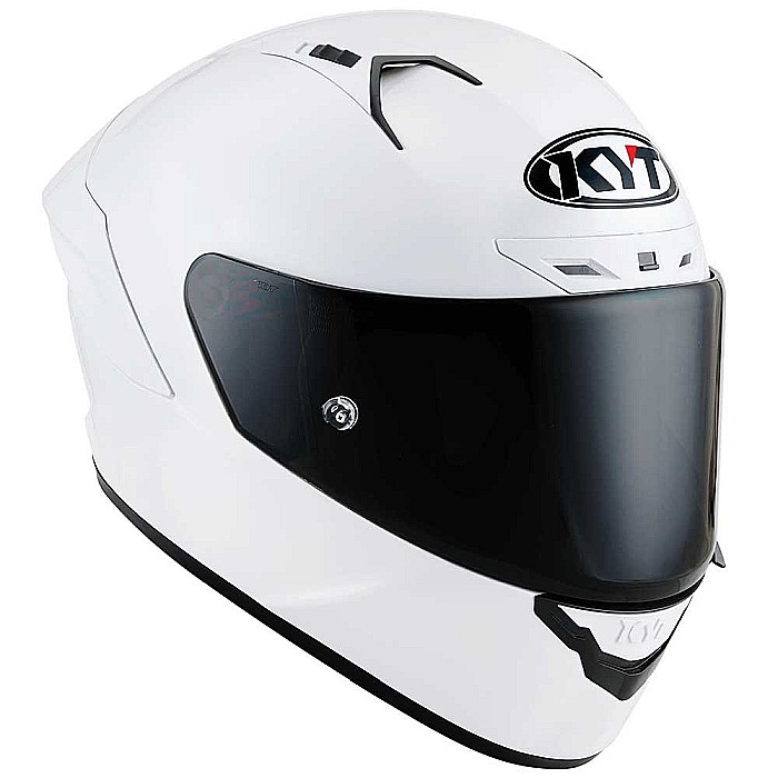 Casca moto KYT NZ-Race Plain White [4]
