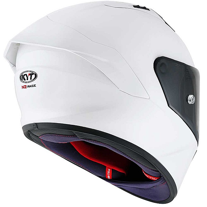 Casca moto KYT NZ-Race Plain White [6]