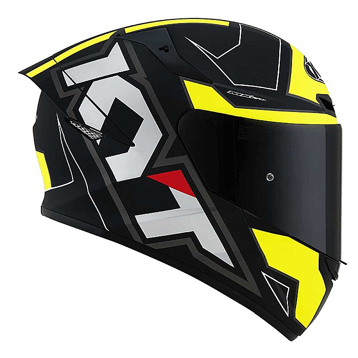 Casca moto KYT TT-Course Electron Matt Black/Ylw [4]