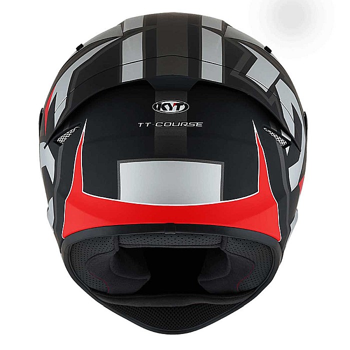 Casca moto KYT TT-Course Electron Matt Grey-Red [5]