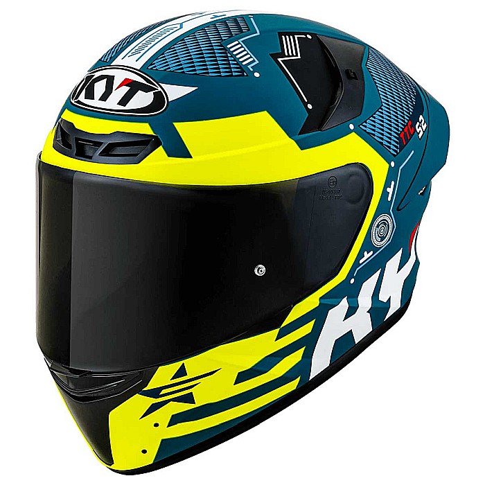 Casca moto KYT TT-Course Fuselage Matt Yellow [2]