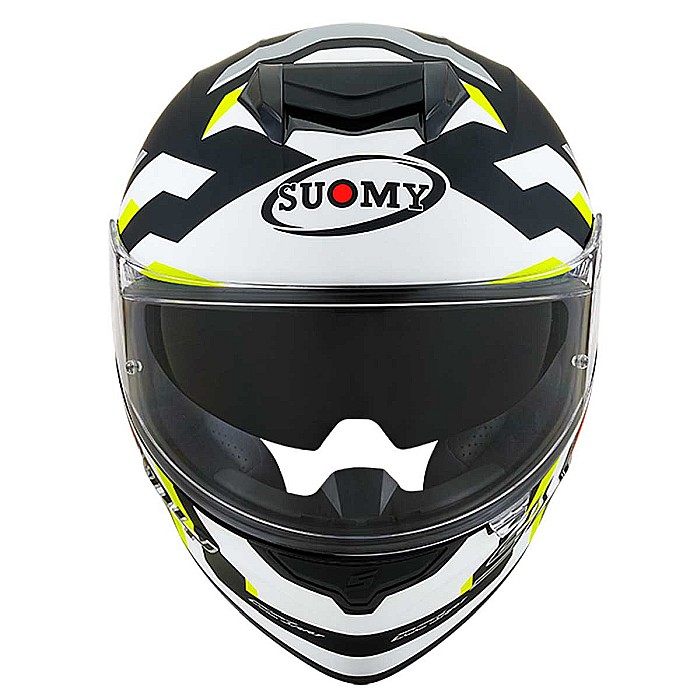 Casca SUOMY Sport-Touring Stellar Swift Matt White/Yellow [3]