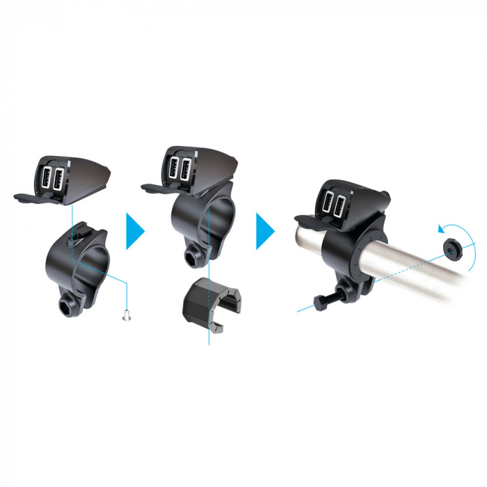 Încărcător Lampa moto USB Ultra Rapid 5400 mA, 12/24V [5]