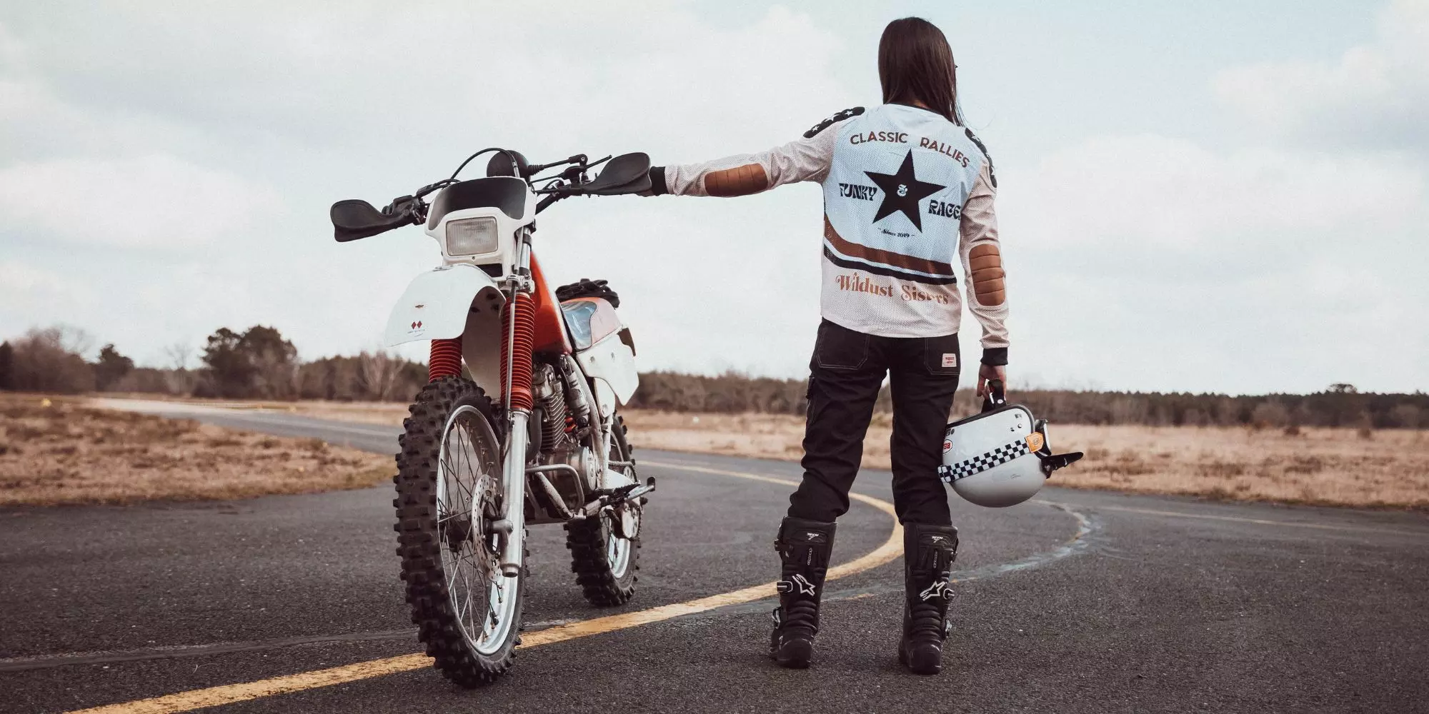 Jersey Motocross Vintage WILDUST SISTERS - Stil Clasic '70s [5]