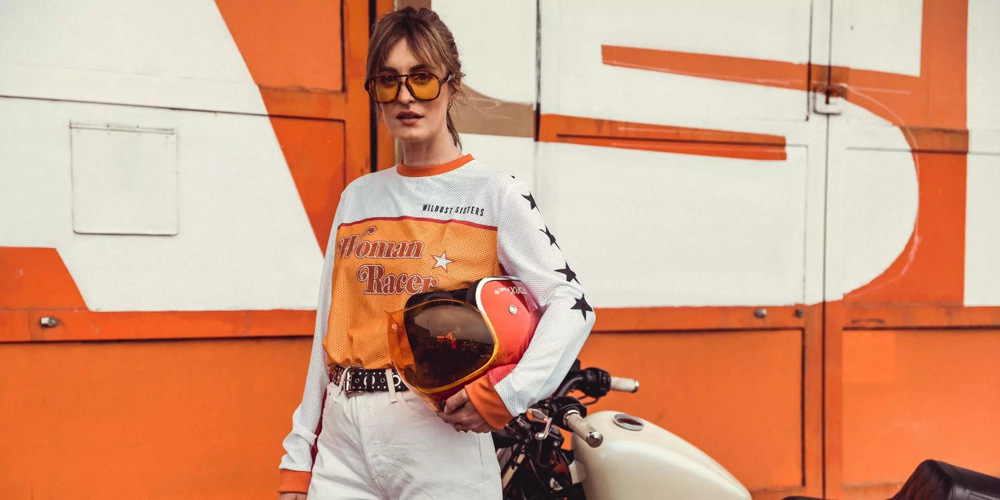 Jersey Motocross Vintage WILDUST SISTERS - Stil Clasic '70s [2]