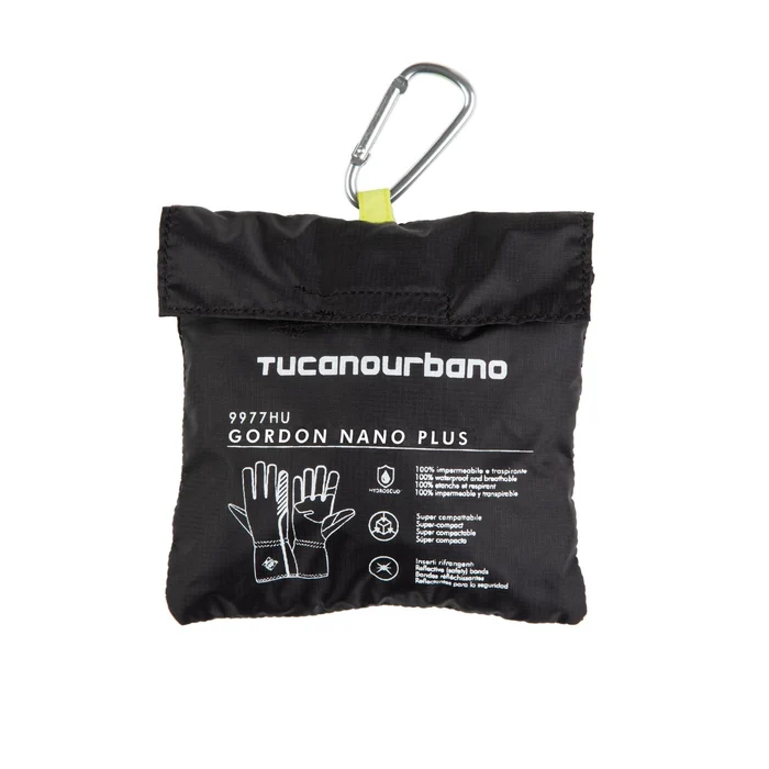 Supramănuși Moto Impermeabile Tucano Urbano Gordon Nano Plus Hydroscud® (Reflectorizante, Touchscreen, Husă Inclusă) [5]