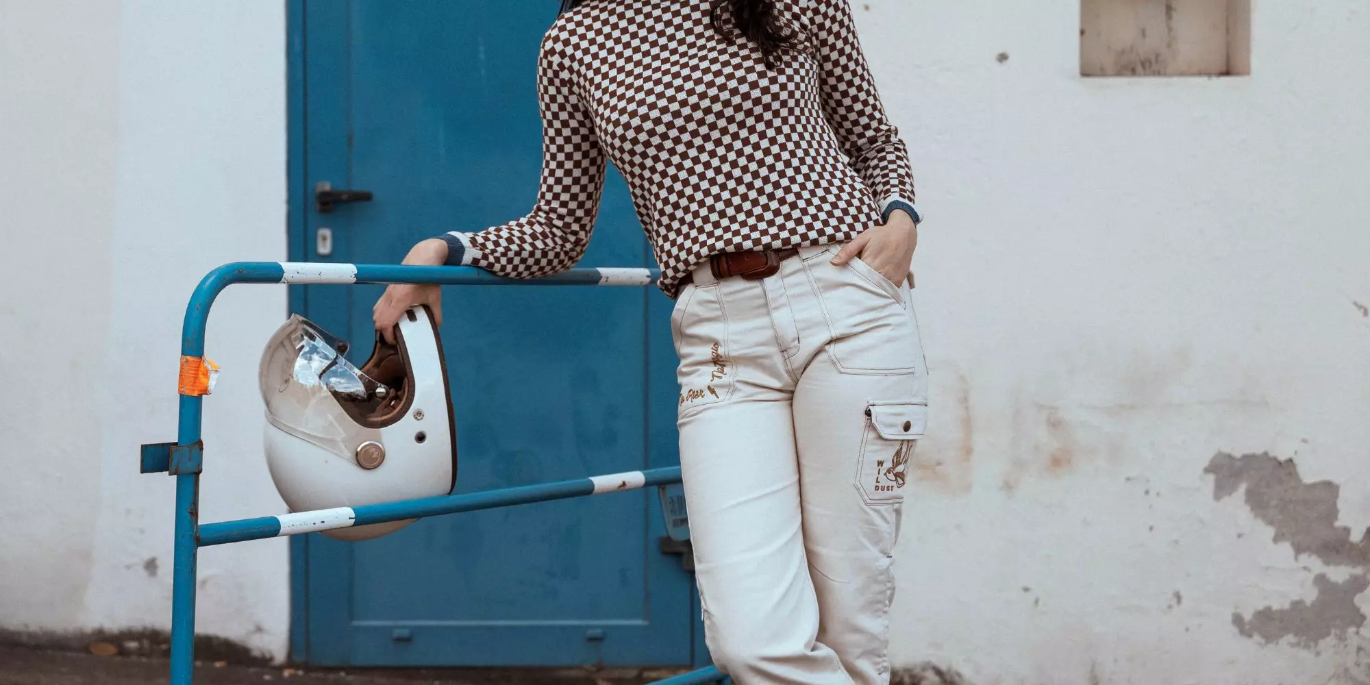 Pantaloni moto de dama Wildust Sisters [6]