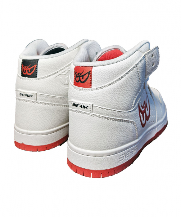 Sneakers BERIK Bi-Color J1 White/Red [6]