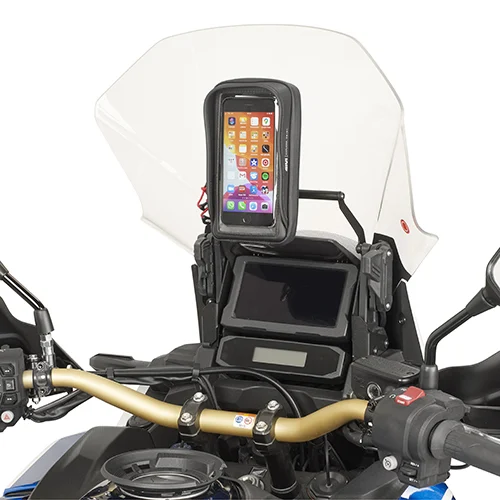 Suport de telefon moto GIVI S958B – Universal, Cu Kit de Montaj, Impermeabil [4]